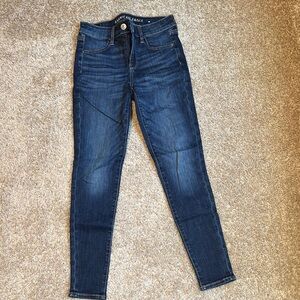 American Eagle Outfitters Blue Skinny Jeans Classic Style